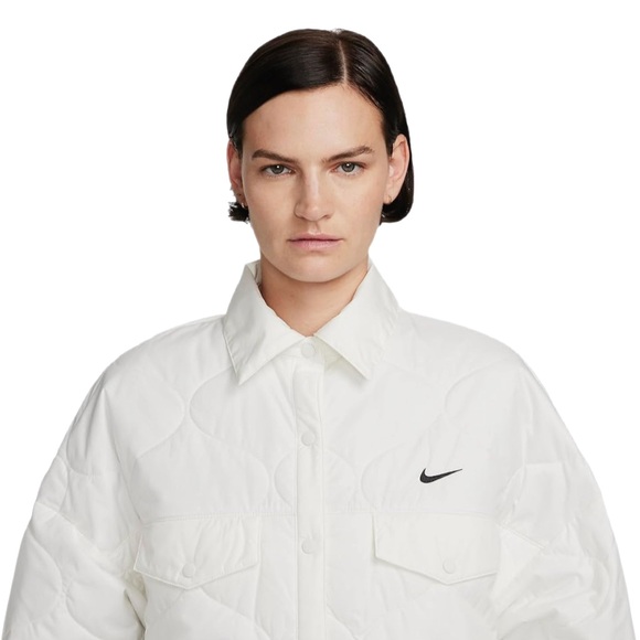 Nike Women's Sportswear Essentials Quilted Trench Coat NWT Size Medium - Picture 5 of 17